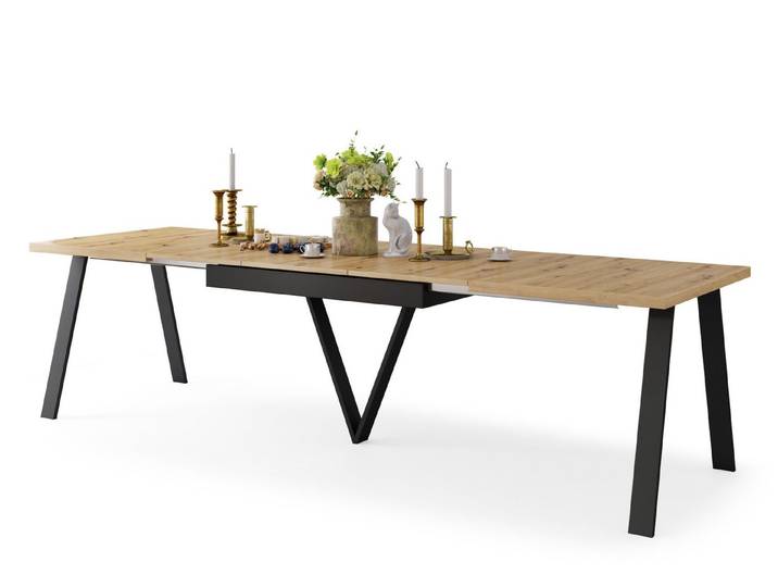 designimpex Esstisch Design Avery ausziehbar XXL 180 - 330 cm Esszimmertisch Tisch