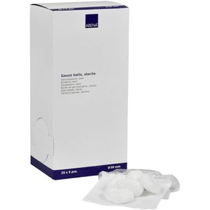 Abena Mulltupfer steril, Ø 3cm, pflaumengroß, Größe 3, 250 Stück