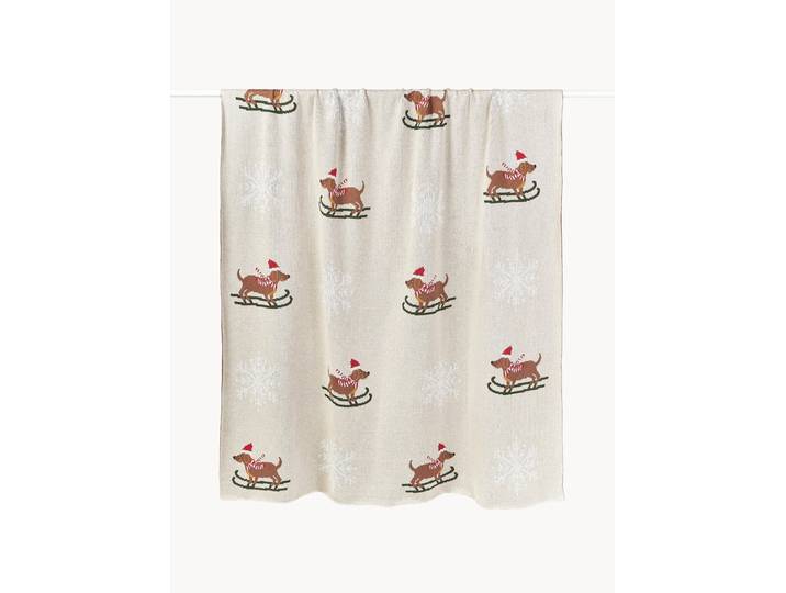Plaid en coton avec motif hivernal Buddy