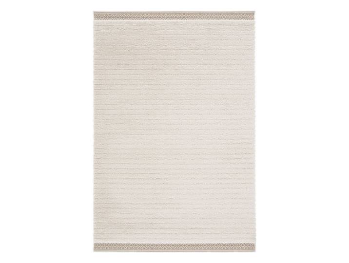 Tapis design avec effet relief beige 200 x 290 cm