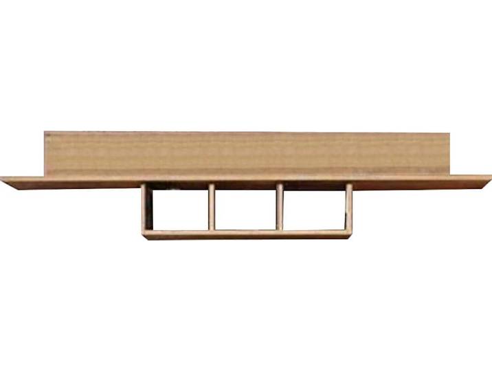 Wandregal VOGL MÖBELFABRIK Toronto , beige (kernbuchefarben), B:160cm H:36cm T:20cm, Regale, Wandregal