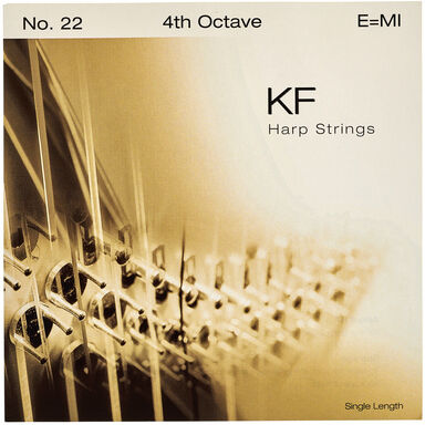 Bow Brand KF 4th E Harp String No.22