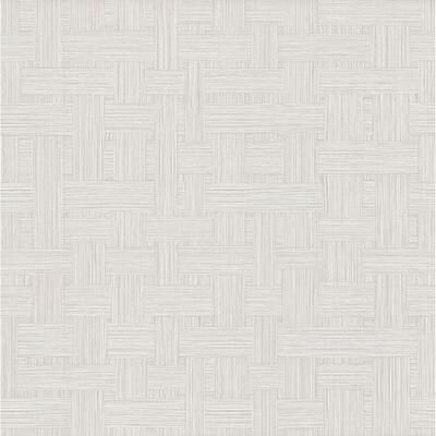York Wallcoverings Basketry Warm Grey Wallpaper