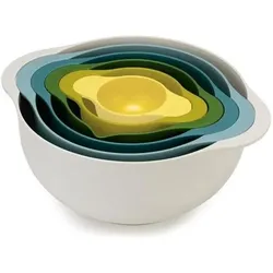 Joseph Joseph 6er Set Schüsseln und Messbecher opal, DUO, Messbecher, Transparent, Grau