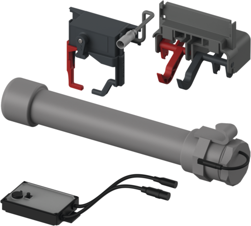 TECE TECEplanus WC-Fernauslösung 9240354 6 V Batterie, Funk für Stützklappgriffe