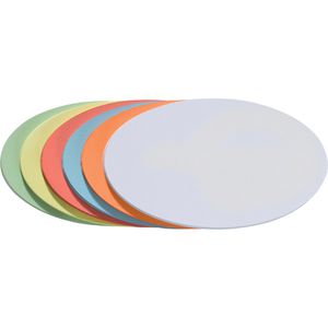 Franken Moderationskarten UMZ 1119 99, 500 Stück, oval, farbig sortiert, 11 x 19 cm