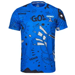 Gewo Shirt Graffiti royal M - M
