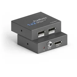 PureTools - DP Splitter 1x2, 4K (60Hz 4:4:4) mit MST