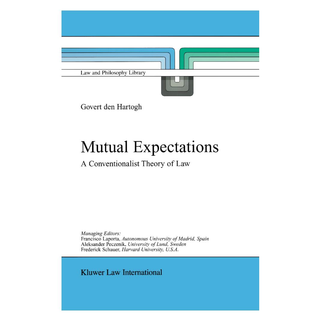 Springer Mutual Expectations (Englisch, Softcover, Govert Hartogh) (55372830)