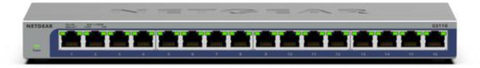 Netgear GS116 Onbeheerde L2 Gigabit Ethernet Switch
