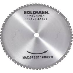 Holzmann Maschinen MKS355SB MKS355SB Hartmetall Kreissägeblatt 355 x 25.4 mm Zähneanzahl: 72 1 St.