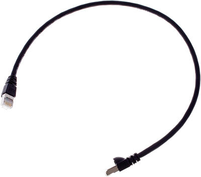 Telegärtner CAT6A Patchkabel 0,5m, sw noir