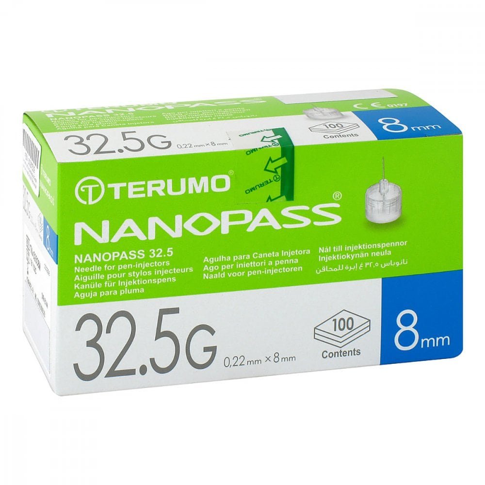 1001 Artikel Medical GmbH Nanopass 32,5 Pen Kanüle 32,5 G 0,22x8 mm 10187519