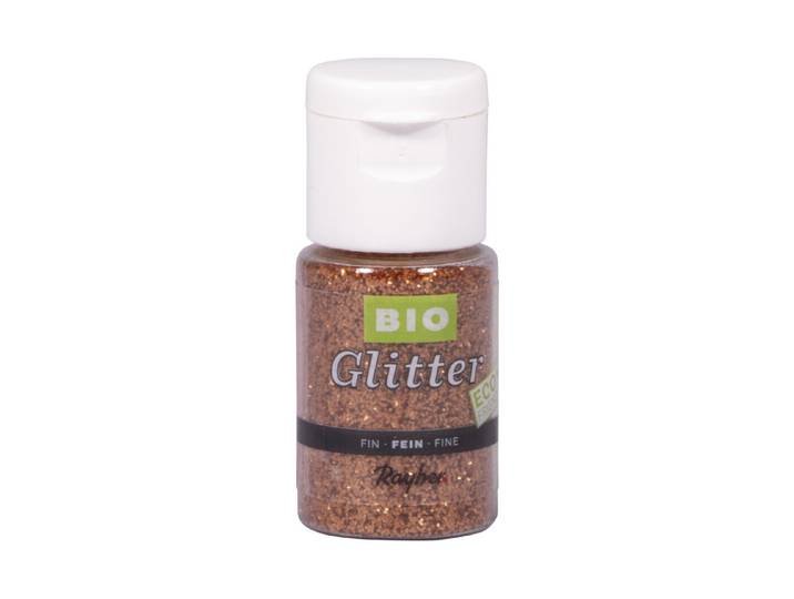 Bio-Glitter pastell Eco friendly, fein, Fläschchen 7g