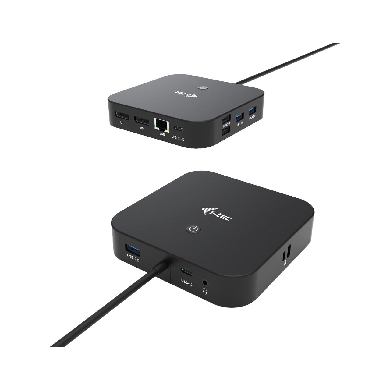 i-Tec USB-C Dual Display Docking Station with Power Delivery - Docking Station - DP