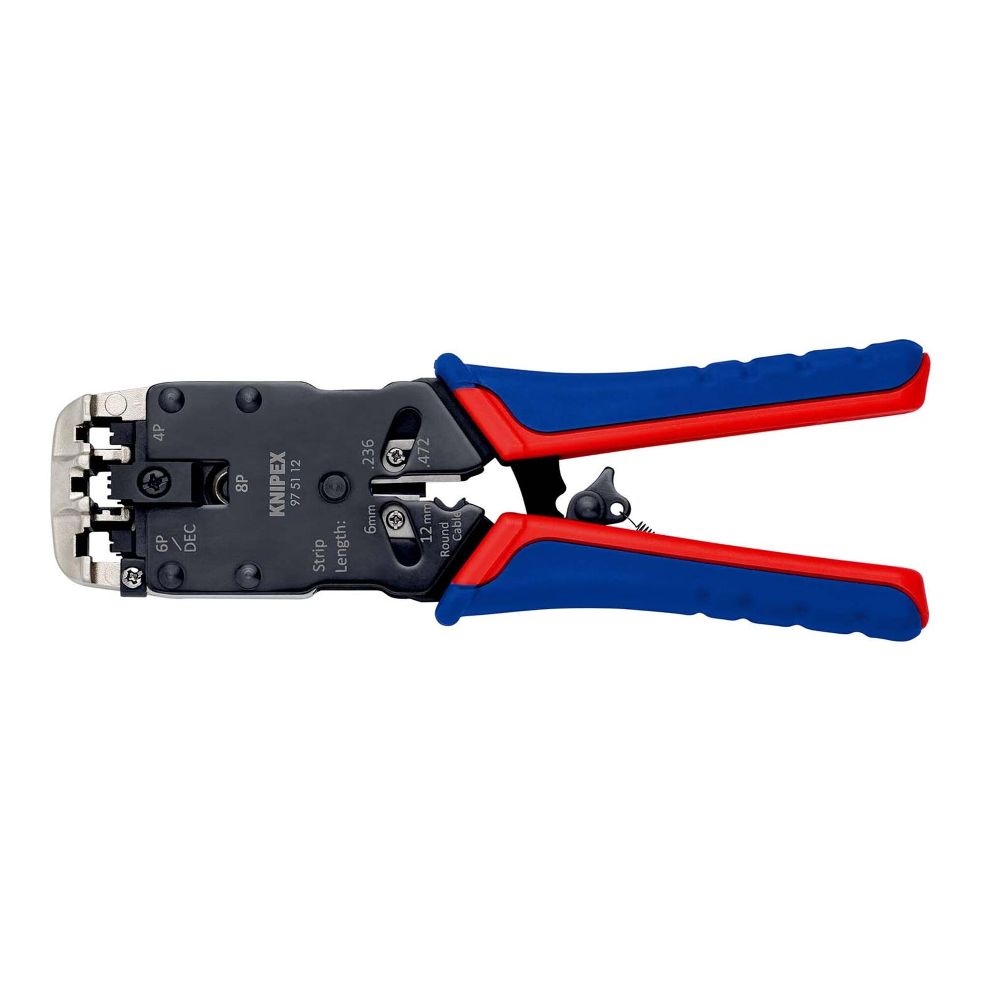 Knipex 97 51 12 Crimpzange für Westernstecker)