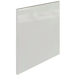Geschirrspülerblende in Lichtgrau glänzend