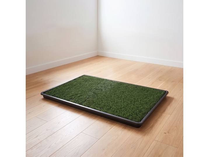 PawHut Bac Propreté Chien Gazon Synthétique 88x56,5cm Drainage