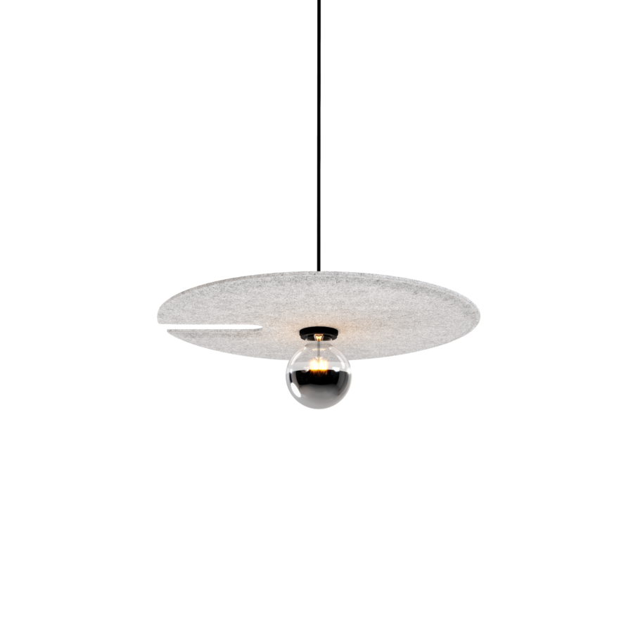 Wever & Ducré Pendelleuchte MIRRO SOFT CEILING SUSP 2.0 E27 MF 2.5m marmorgrau 6342E0MF0 5404037357222