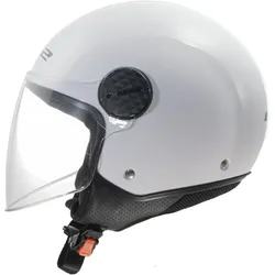 LS2, Motorradhelm, Jet-Motorradhelm SPHERE II SOLID White, M (M, 57 - 58 cm)
