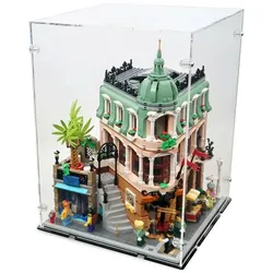 iDisplayit Acryl-Display für LEGO 10297 Boutique-Hotel (Mit schwarzem Boden)