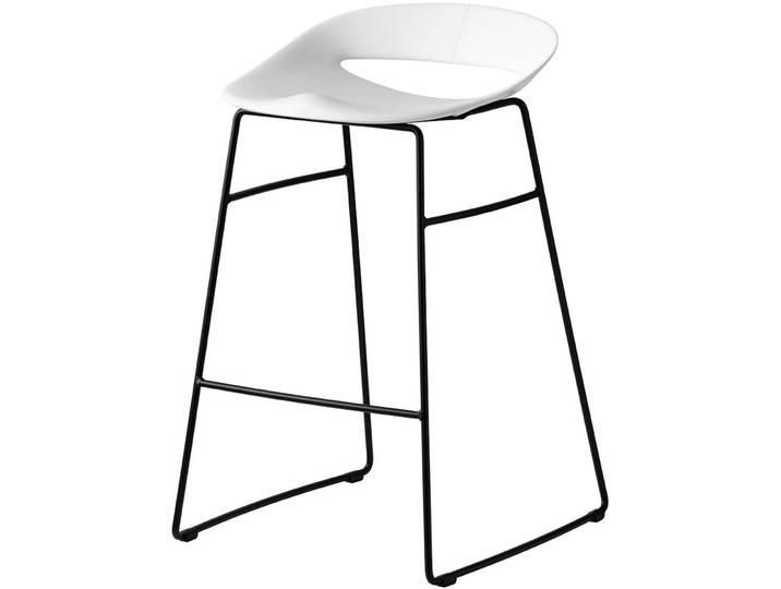 CONNUBIA Barhocker Cosmopolitan weiss Metall/Polypropylen H 76 cm - Barhocker