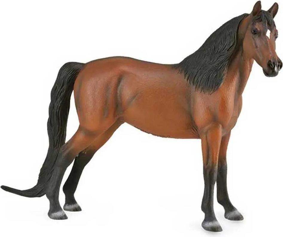Collecta Deluxe Morgan Bay paardenfiguur, bruin, schaal 1:12