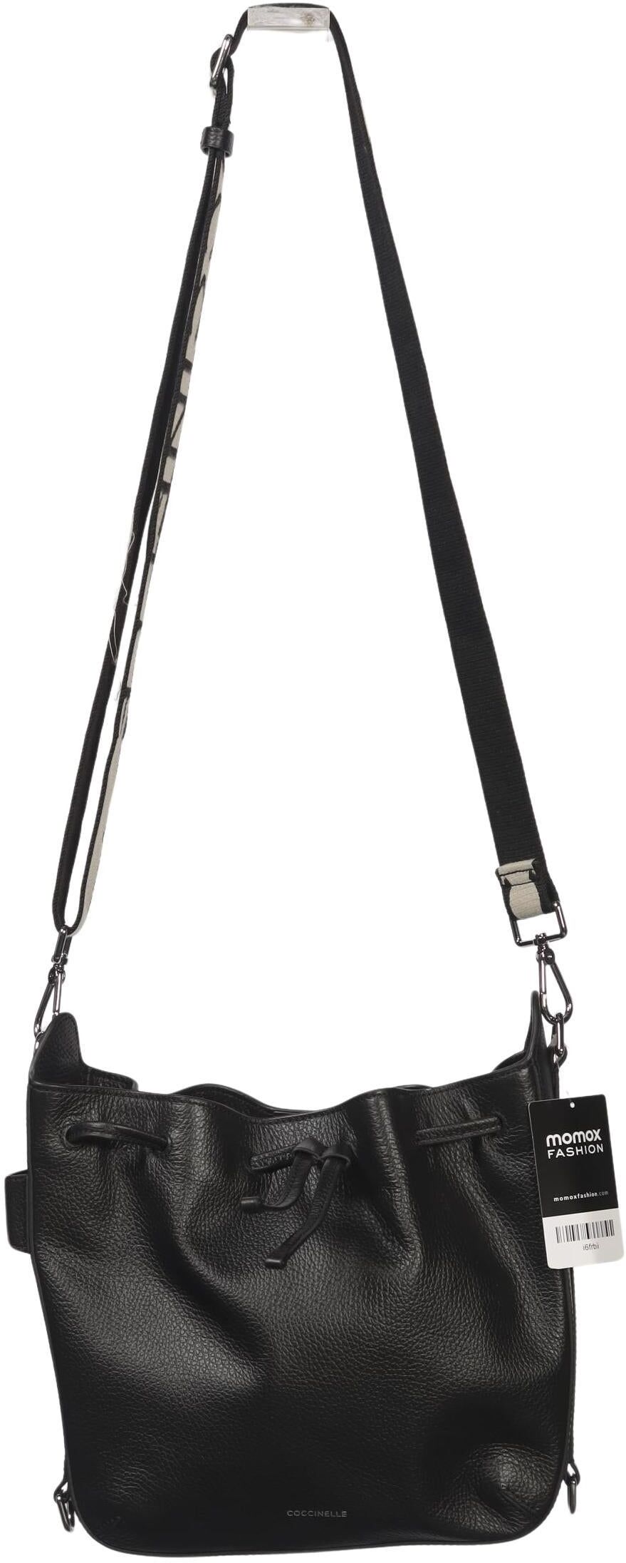 Coccinelle Damen Handtasche klein Leder, Schwarz, Leder - Second Hand