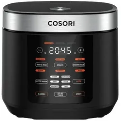 Cosori CRC-R501-KEUR, Dampfgarer + Reiskocher, Silber, Schwarz