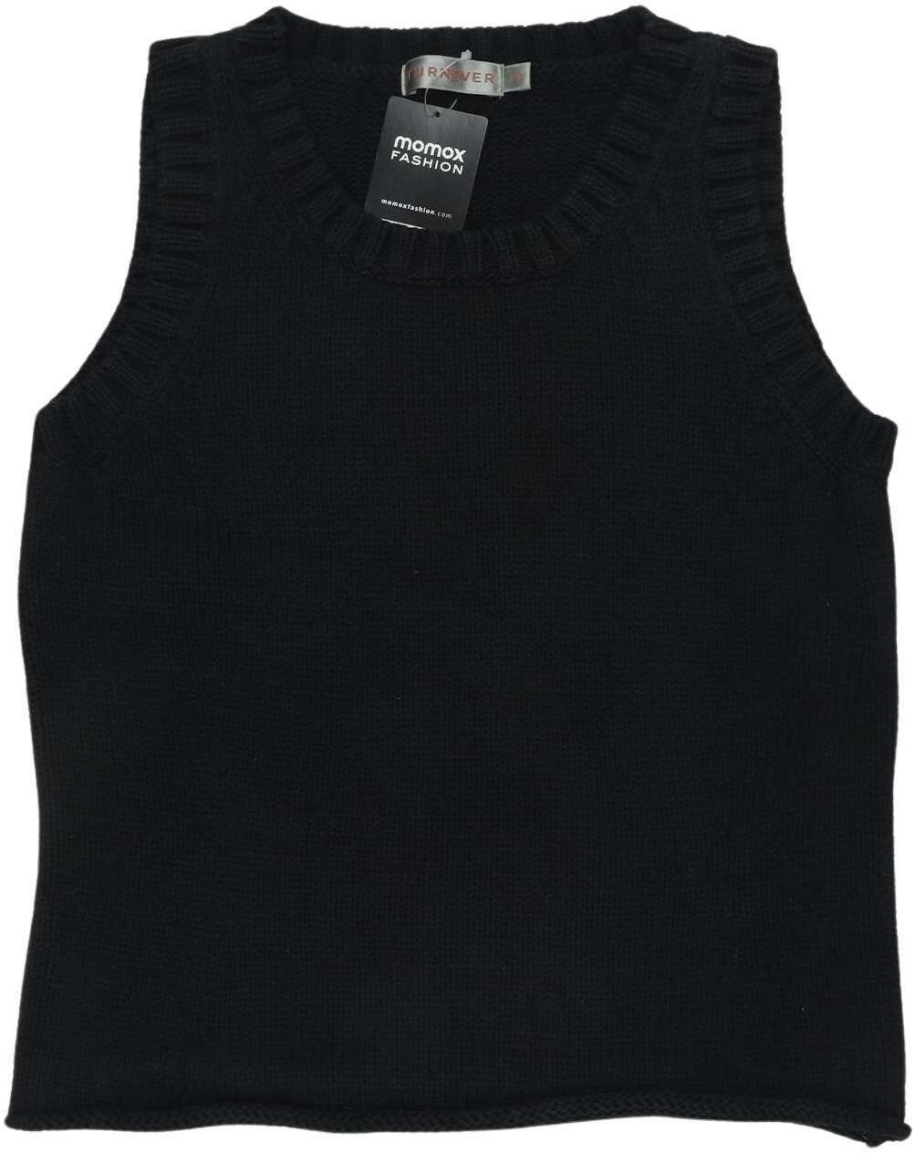 Turnover Damen Pullover, Schwarz, Gr. XL, Baumwolle - Second Hand