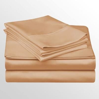Home City, Inc. Enchantment Sheet Set, Queen, Clay
