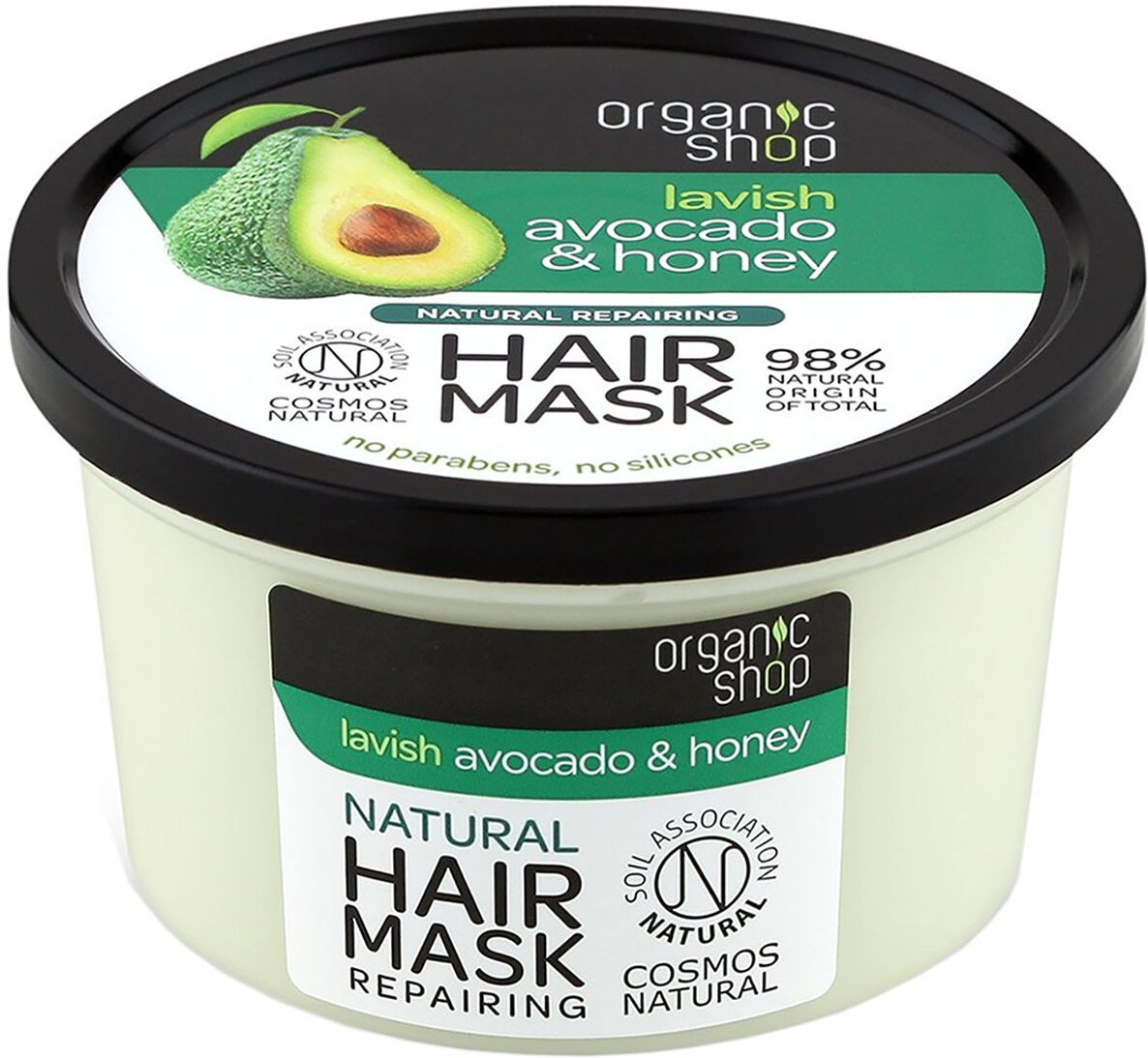 ORGANIC SHOP Lavish Avocado & Honey Hair Mask 250ml