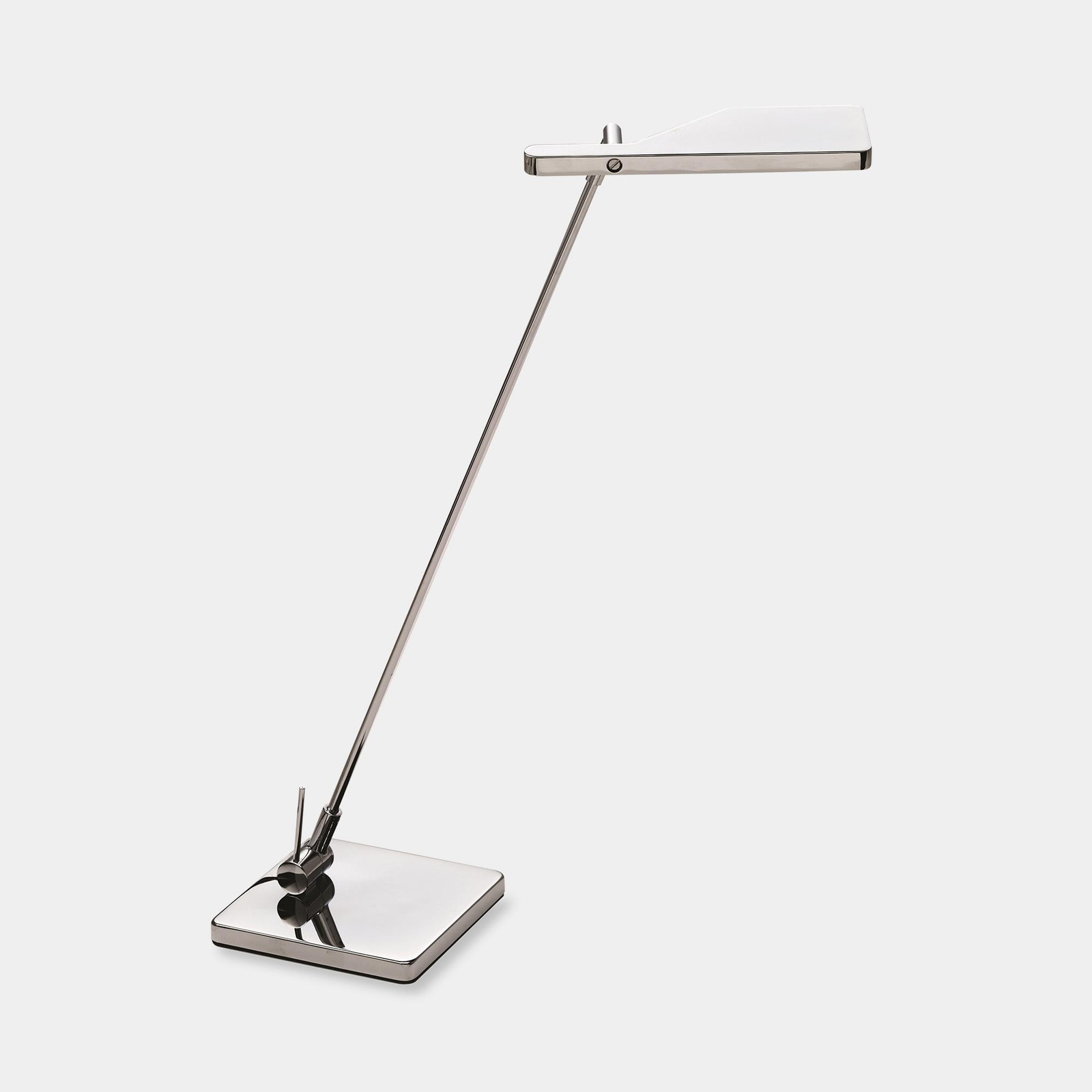 LEDS C4 Sobremesa Elva 6.1 LED tafellamp Wit met chroom en warm licht 3000K