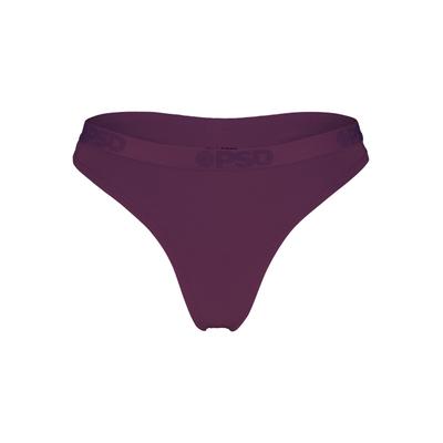 String PSD "PSD THONG ESSENTIAL", Damen, Gr. L, lila, 47% Modal, 47% Baumwolle, 6% Elasthan, unifarben, Unterhosen String