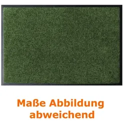 Schmutzfangmatte Mamatting ColorStar Unicolor C16 85x150 cm grüne Matte mit Wasch- und Farbfestigkeit
