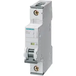 Siemens, Schutzschalter, SIEM 5SY7106-6KK13 Leitungsschutzschalter, 230 V, Icn: 15 kA, 1P, Icu: 40 kA, B-