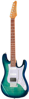 Ibanez AZ22S1F-TXB Trans Turquoise Sunburst