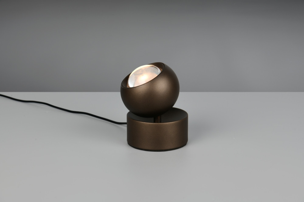 Trio Select Orbit Platinum Led Uplighter - Bruin - Aluminium