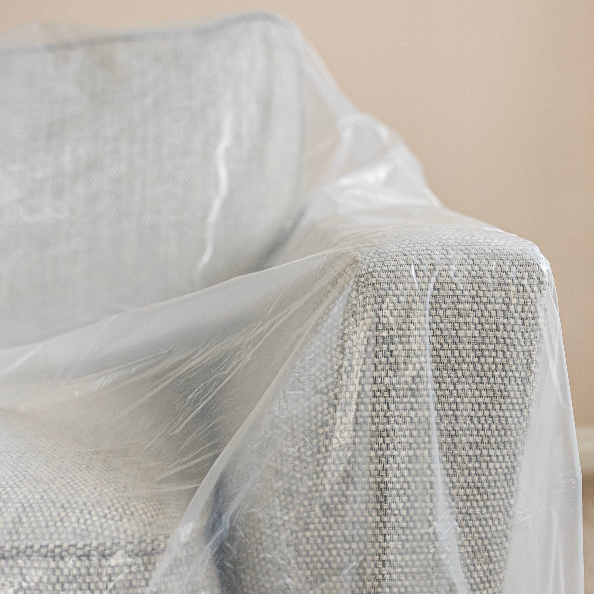 Hemway Extra Large Recyclable Paint Dust Sheet 12ft x 12ft (3.65m x 3.65m)   Protects Floor & Furniture   Waterproof & Reusable - 1 Pack