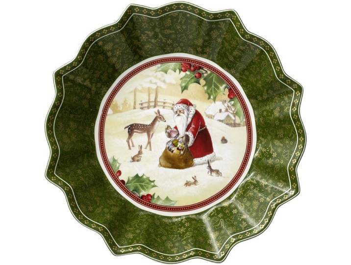 Villeroy & Boch Schale 3765 - Toy´s Fantasy - Weihnachtsmann -24 cm-, (1-tlg)