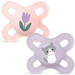 6x MAM, Nuggi, Ori.Start Latex 0-2M T/K 2St (2x, 0 - 2 Monate)