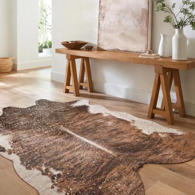 "Alexander Home Sierra Faux Cowhide Rug - 3'10"" x 5'"