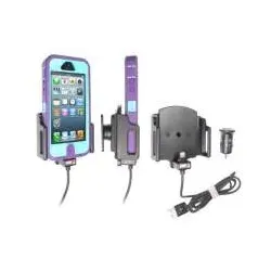 Brodit 521504 APPLE iPhone 5 Halter - aktiv Halterung verstellbar mit USB - K...