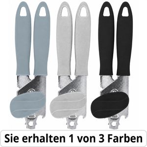 Gut&Günstig Dosenöffner 18 cm Zangendosenöffner, aus Edelstahl/Kunststoff, farbig sortiert, 18 cm, manuell