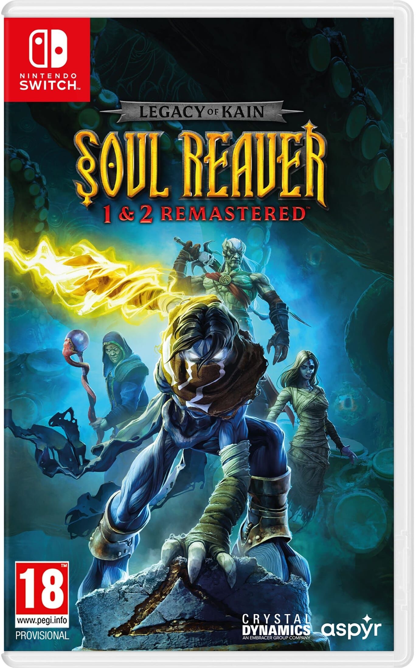 Aspyr Legacy of Kain: Soul Reaver 1 & 2 Remastered for Nintendo Switch (Game Cartridge)