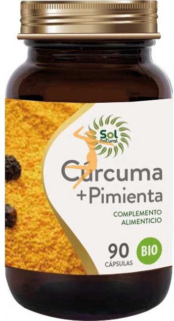 SOLNATURAL Cúrcuma Pimienta Negra 60 caps