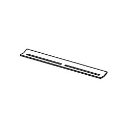 Tece drainprofile Profildeckel Edelstahl gebürstet, schwarz (bis 06/2023), 675019 675019