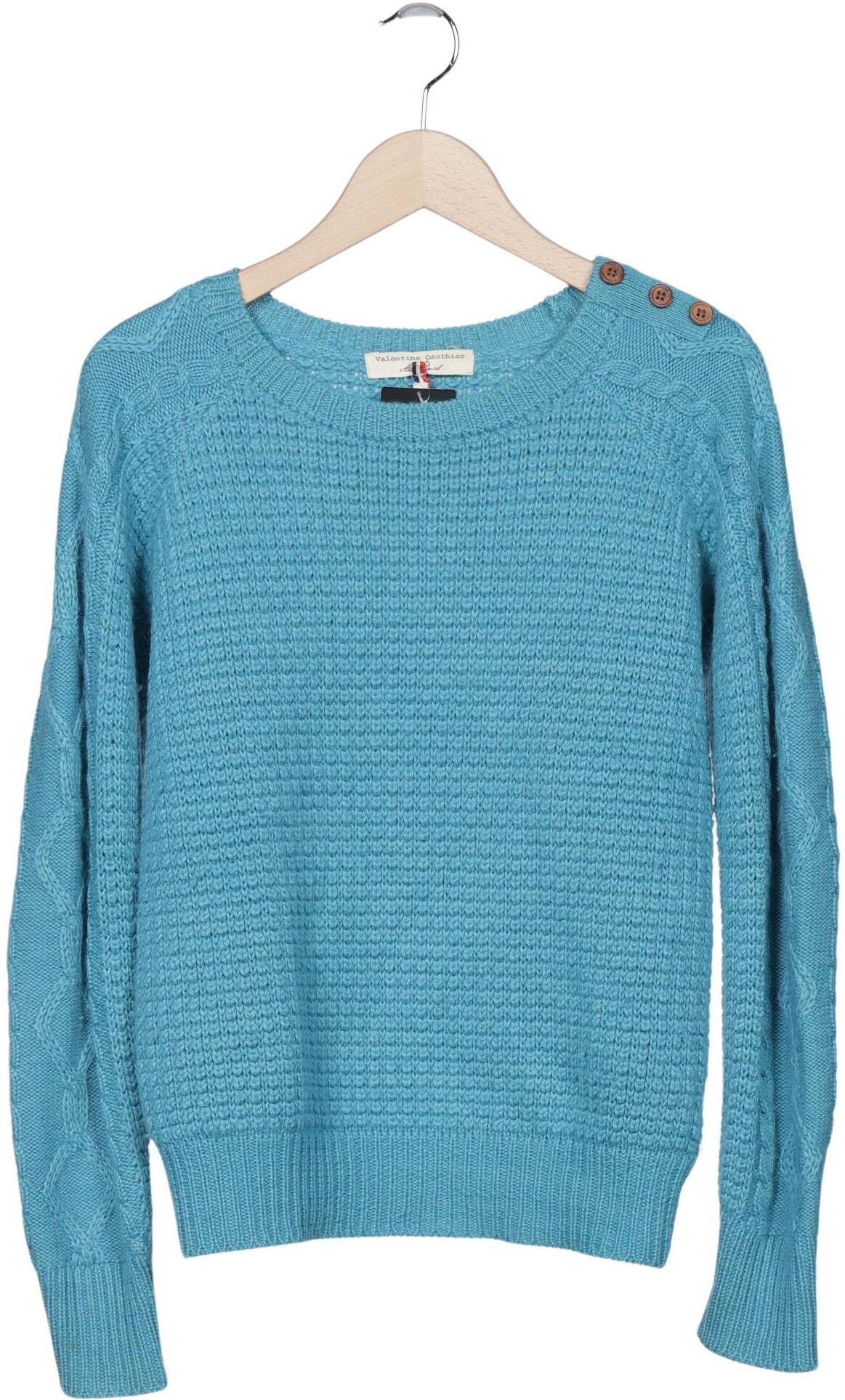 Valentine Gauthier Damen Pullover, Hellblau, Gr. M, Alpaka - Second Hand