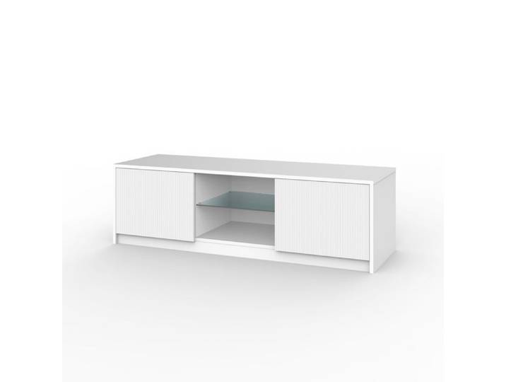 Meuble TV BUDAPEST blanc