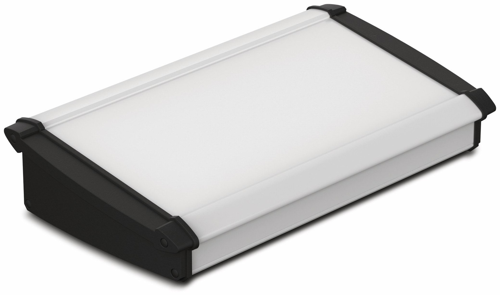 Bopla Topline BOPLA paneelbehuizing, aluminium / ABS, naturel/zwart, B/D/H: 300 x 181,2 x 68,2 mm